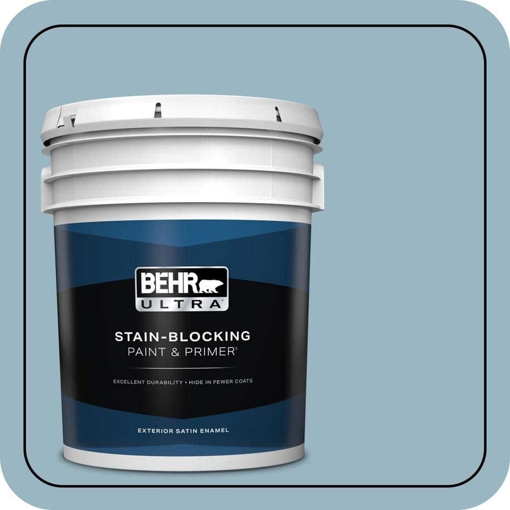 5 gal. #S470-3 Peaceful Blue Satin Enamel Exterior Paint & Primer price history on PriceWatchPro