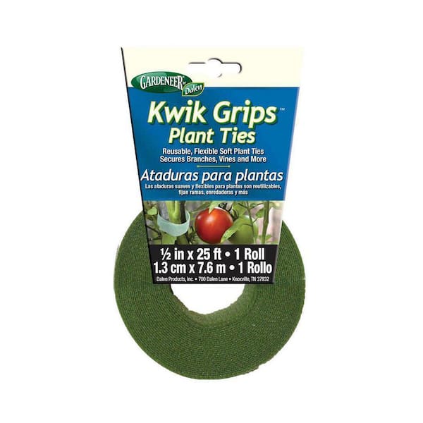 GARDENEER By Dalen Kwik Grips Plant Ties for Easy Adjustments (2-Pack)