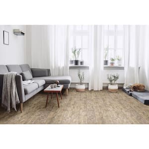 Redwood Natural 6 in. x 36 in. Matte Porcelain Floor and Wall Tile (12 sq. ft. / case)