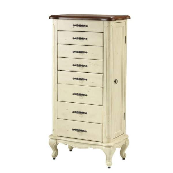 Unbranded Provence White Jewelry Armoire