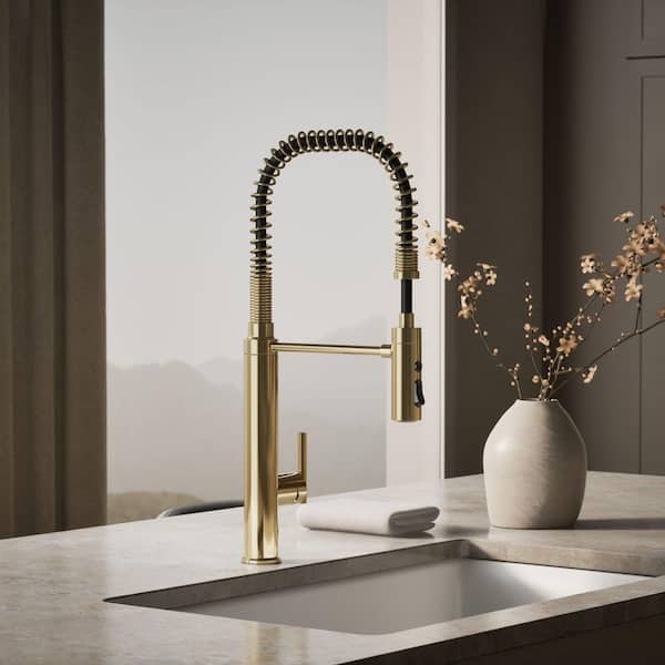 KOHLER Purist Single-Handle Standard Kitchen Faucet in Vibrant