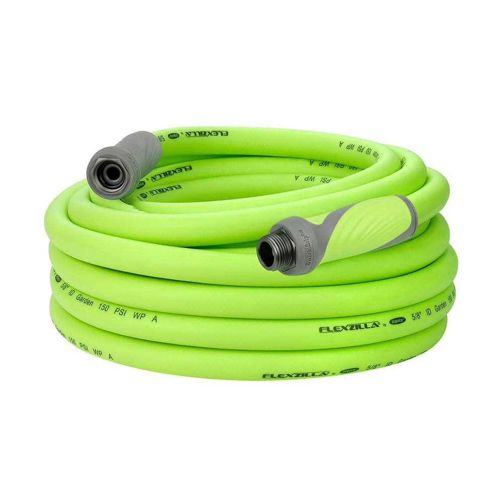 Flexzilla 5/8 in. x 50 ft. ZillaGreen SwivelGrip Garden Hose with