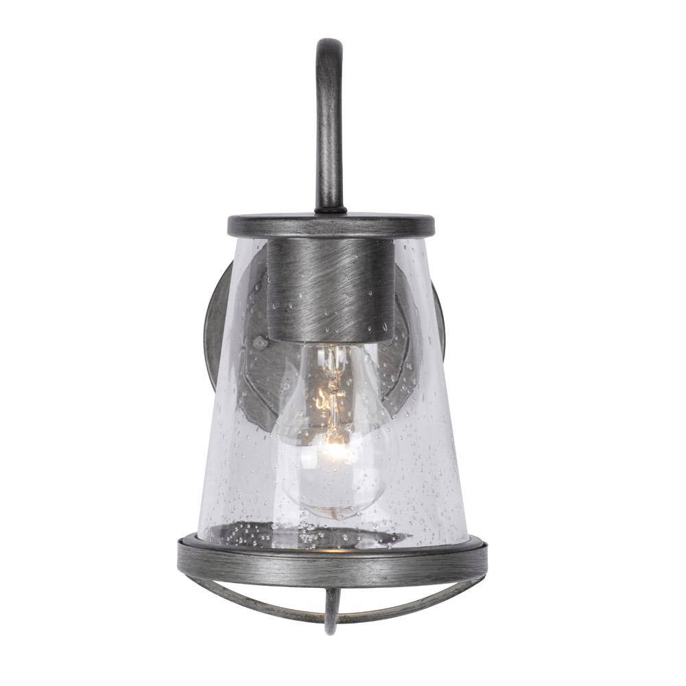 Weathered Iron 10.25" Industrial Cage Wall Sconce