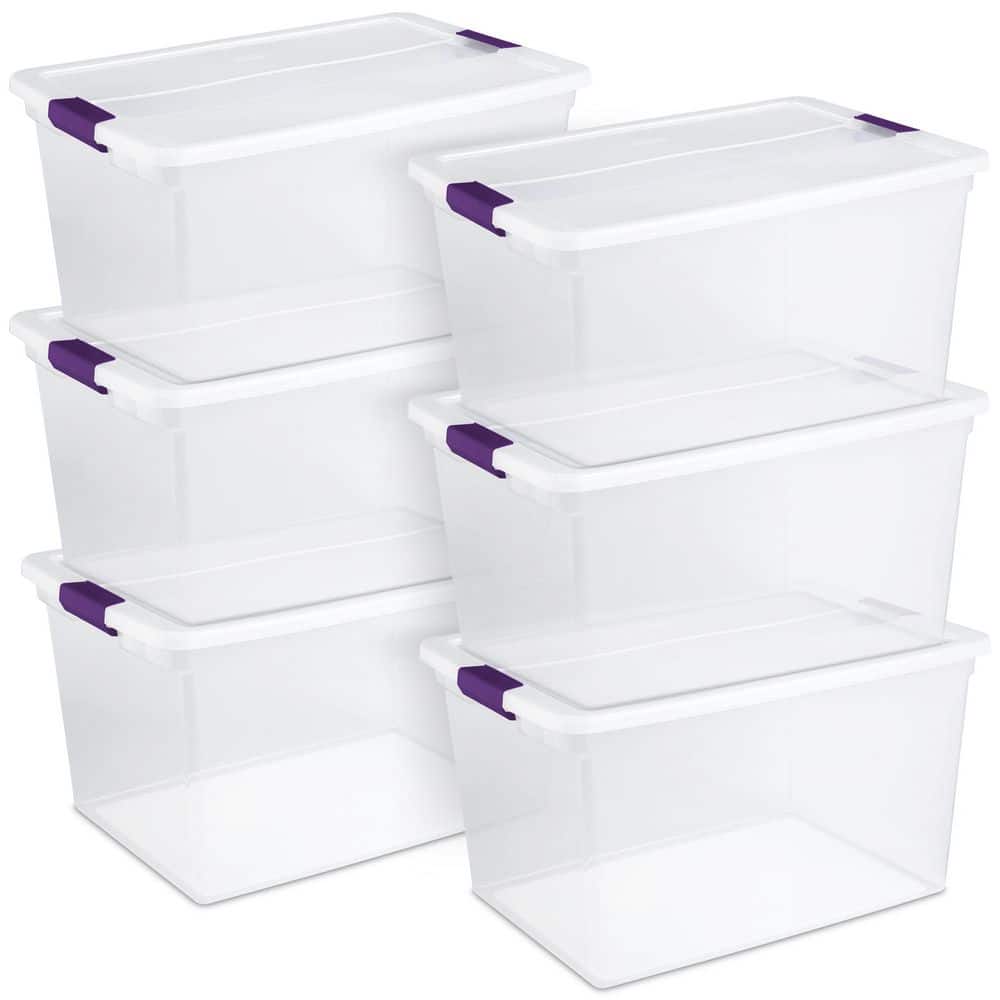Sterilite 66 Qt. Latching Handle Storage Container in Nesting