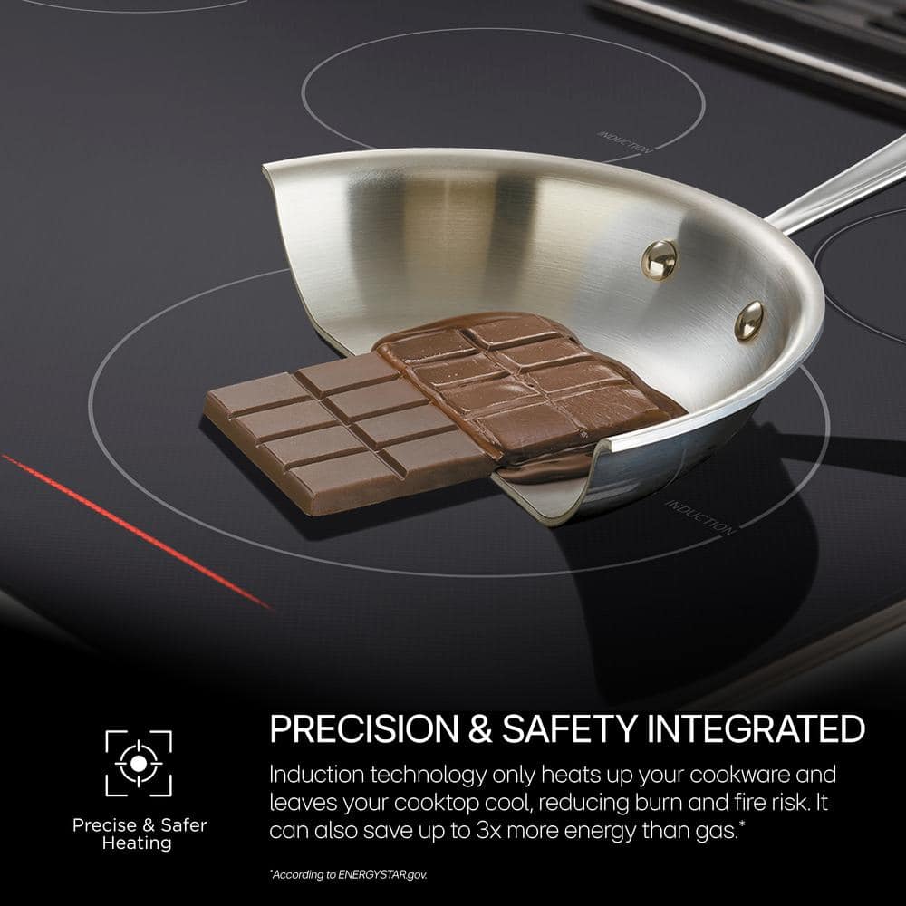 Stainless Steel Smart Induction Slide-In Range with Convection