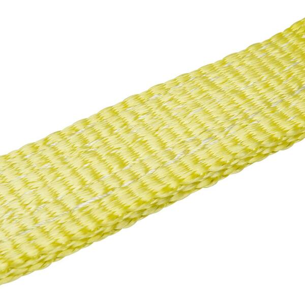 Smart Straps 322824 Heavy Duty Recovery Tow Strap with Loop Ends - 30 ft. x 3 in., 7500 lbs Working Load - 22 500 lbs Breaking Strength - Yellow