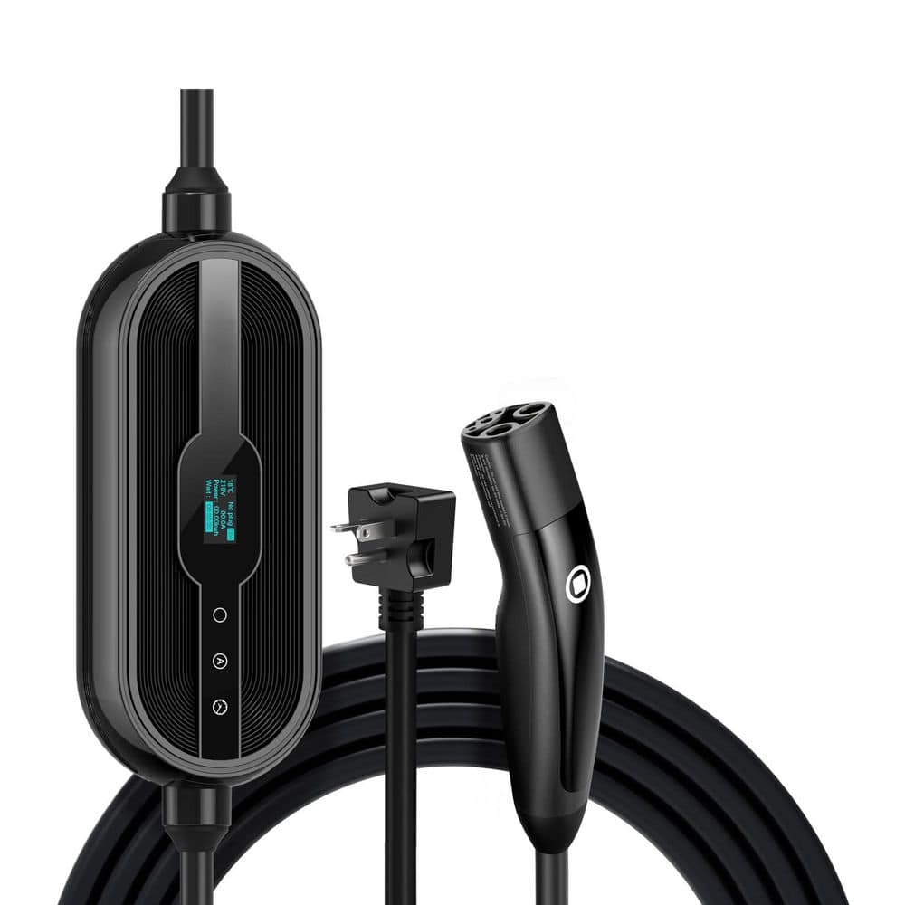 25ft 240-Volt Portable Electric Car EV Charger NACS Connector Level 1/2 Smart WiFi APP ETL Certified for Tesla price history on PriceWatchPro