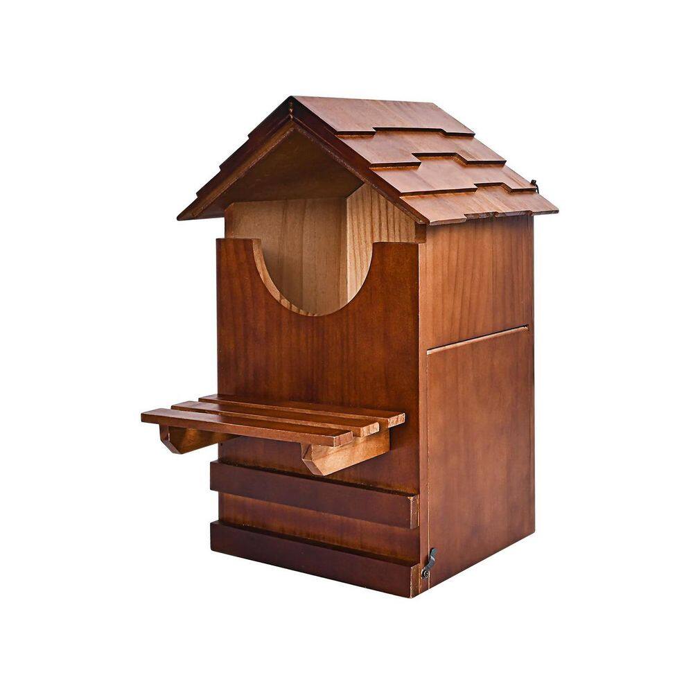 14.9 in. H Barn Owl House, Large Opening Wood Owl Houses Birdhouse, Ventilated and Moisture-Protected OwlBox price history on PriceWatchPro
