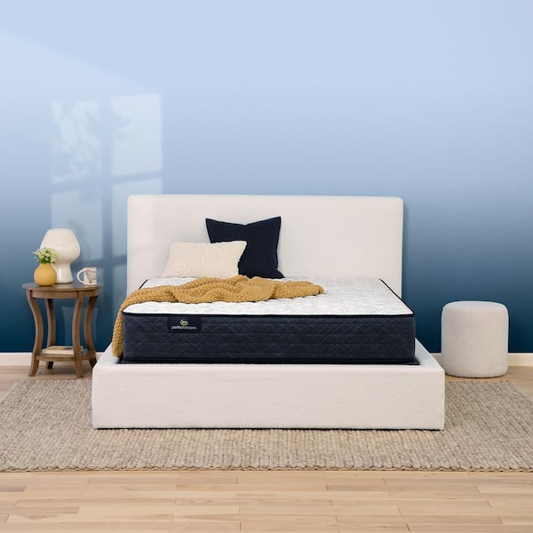 Serta Perfect Sleeper Midsummer Nights California King Firm 10.5 in. Mattress Set with 9 in. Foundation