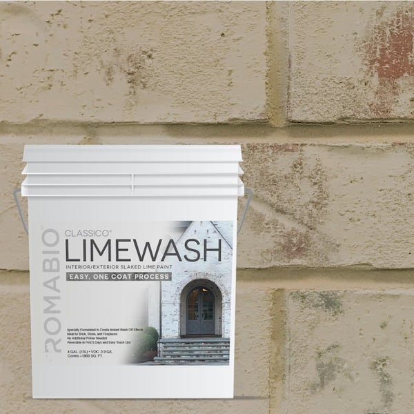 4 gal. Limewash Toscana Beige Interior/Exterior Paint