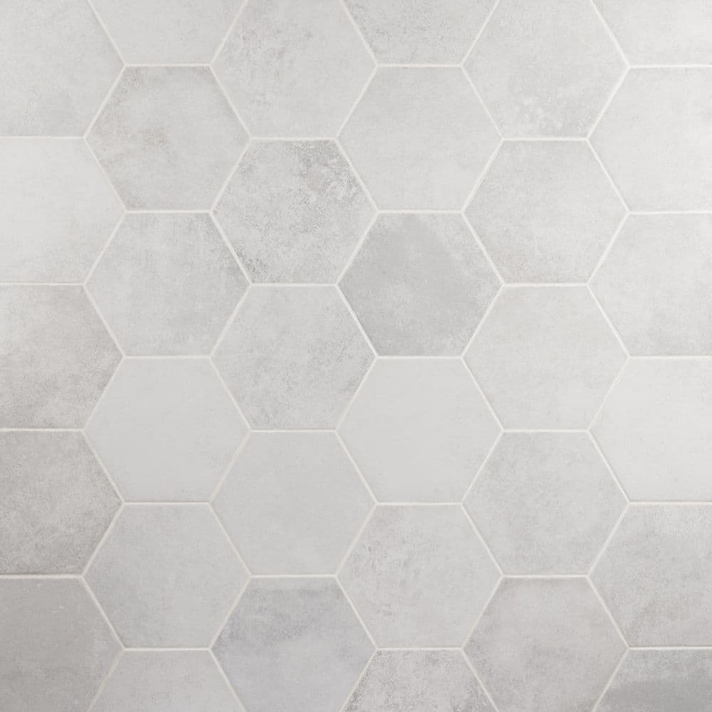 Ivy Hill Tile Hayes Blanco 7.87 in. x 9.44 in. Matte Porcelain Floor and Wall Tile (9.84 sq. ft./Case) EXT3RD106415 - The Home Depot