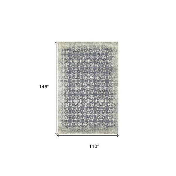 9 x 12 Tan, Gray Geometric Area Rug