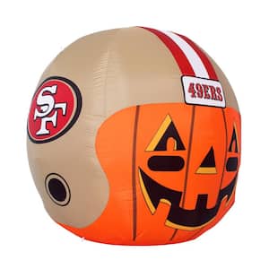 San Francisco 49ers Halloween Inflatable Jack-O' Helmet