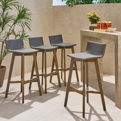 Outdoor Bar Stools, 35 Inch Seat Height Outdoor Bar Stools
