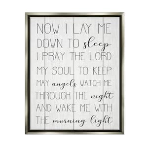 Kids Inspirational Word Bedroom Nursery Design by Daphne Polselli Floater Frame Religious Wall Art Print 31 in. x 25 in.