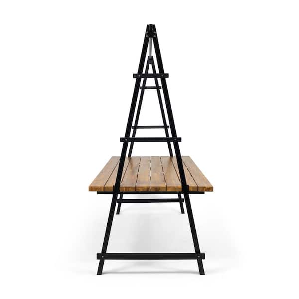 Unbranded 88.5 in. Teak Wood Outdoor Table, Picnic Table
