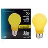 EcoSmart 60-Watt Equivalent A19 Outdoor Bug Light Yellow LED Light Bulb ...