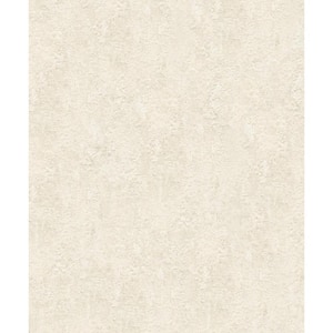 Distressed Concrete Beige Metallic Highlight Finish Vinyl on Non-Woven Non-Pasted Wallpaper Roll
