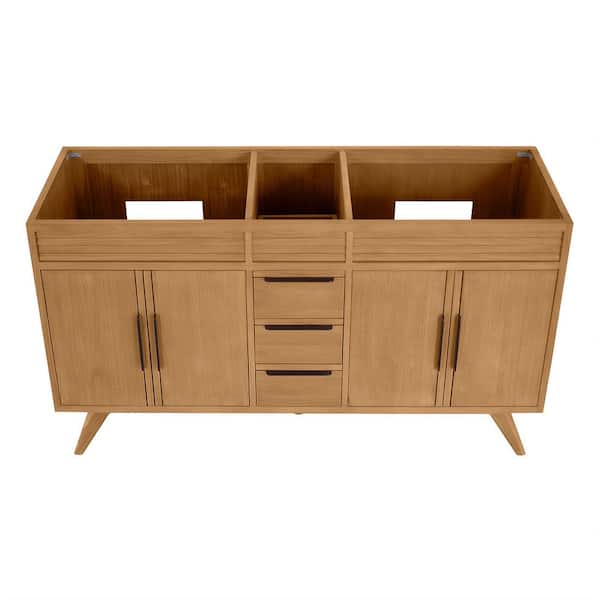 Taylor 60 in. W x 21 in. D Bath Vanity Cabinet Only in Natural Teak Taylor 60 in. W x 21 in. D Bath Vanity Cabinet Only in Natural Teak