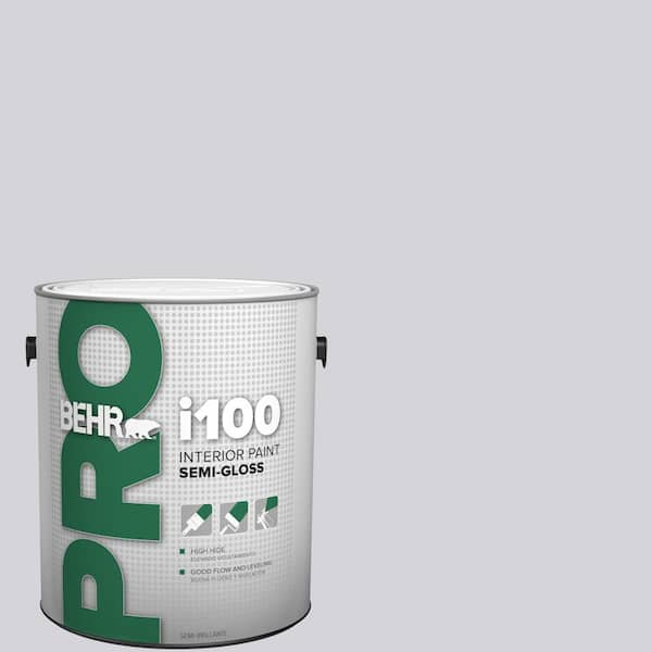 BEHR PRO 1 gal. #N550-1 Mirror Ball Semi-Gloss Interior Paint