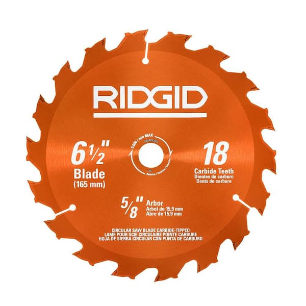 RIDGID 6-1/2 in. Circular Saw Blade (1-Piece)