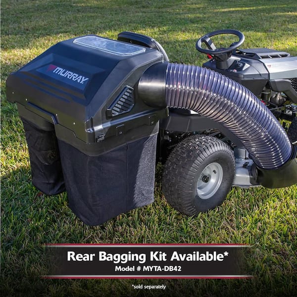Murray - MT100 42 in. 13.5 HP 500cc E1350 Series Briggs and Stratton Engine 6-Speed Manual Gas Riding Lawn Tractor Mower