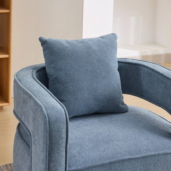 aisword 29.1 in. W Versatile 360° Swivel Linen Blend Accent