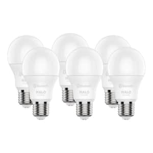 60W Equivalent A19 Dimmable Adjustable CCT (2700K-5000K) Smart Wireless LED Light Bulb in White (6-Pack)