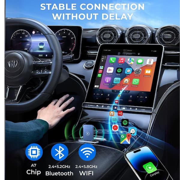 Lukyamzn Wireless Carplay Adapter and Android Auto Wireless