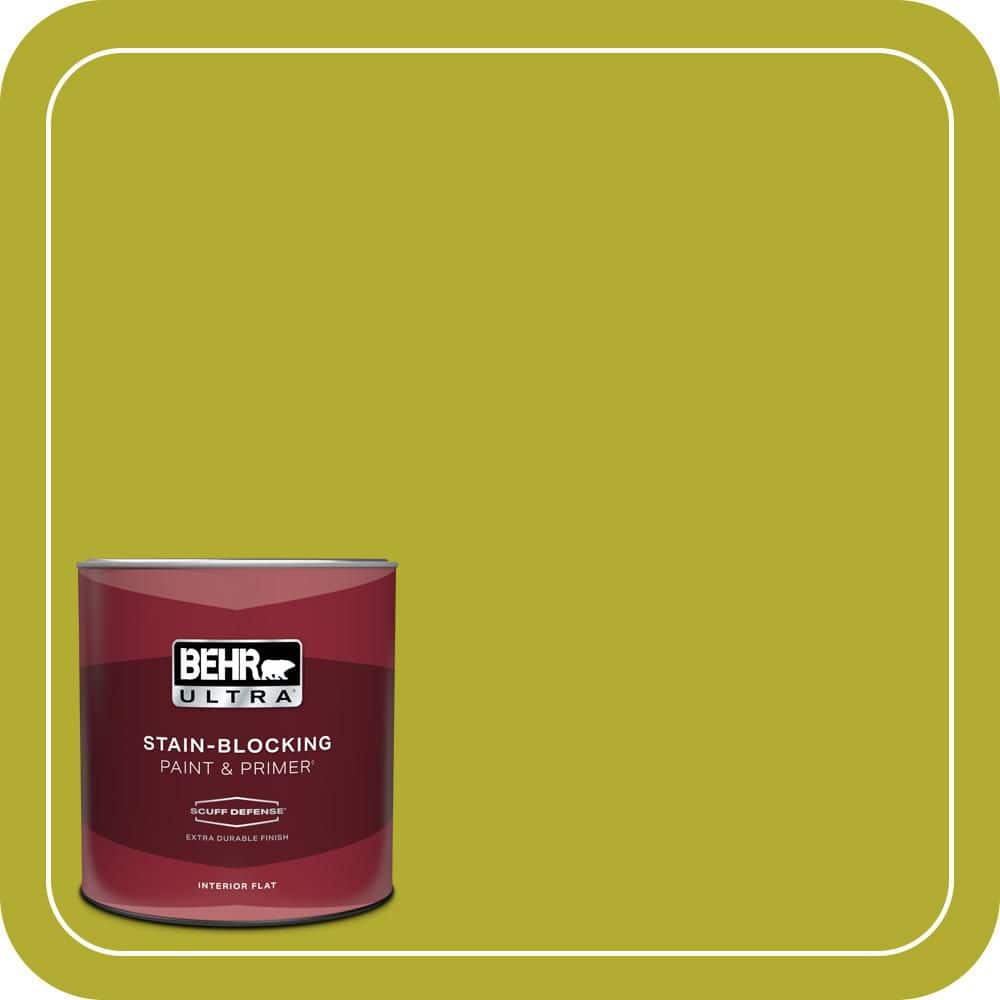 1 qt. #P340-6 Green Neon Extra Durable Flat Interior Paint & Primer price history on PriceWatchPro