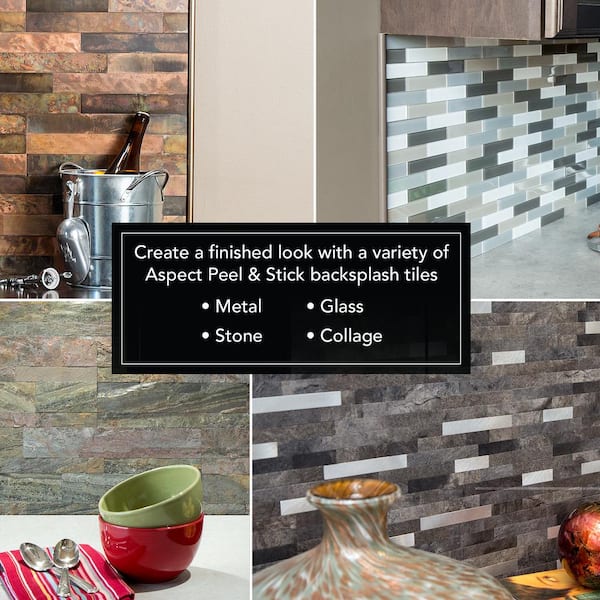 Aspect Backsplash Vinyl Trim Kit in Matte Gray (3 pack) Aspect Backsplash Vinyl Trim Kit in Matte Gray (3 pack)