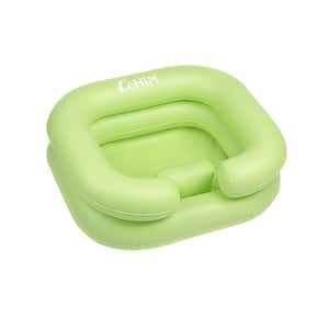 Inflatable Shampoo Basin - Portable Shampoo Bowl, Hair Washing Basin for Bedridden Dreadlocks in Green