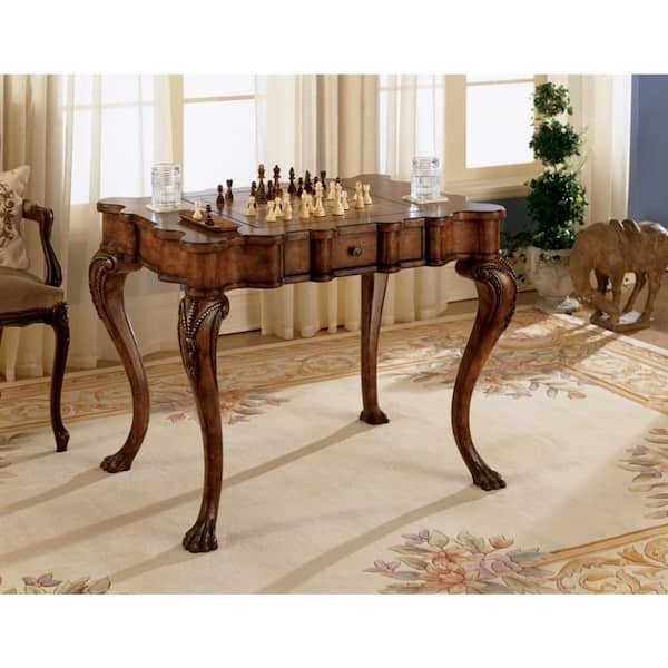 HomeRoots 39 in. Brown Rectangle Manufactured Wood Coffee Table