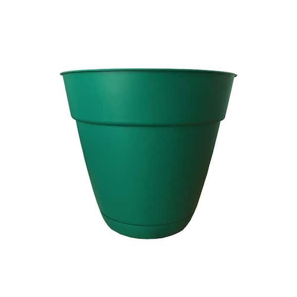 Dynamic Design Newbury Large 16 in. x 14.5 in. Cadmium Green Resin Planter