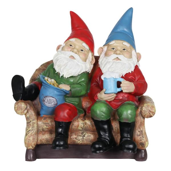 Exhart Solar Good Time Couch Potato Gnome