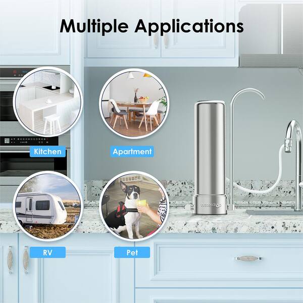 Waterdrop Long-Lasting Faucet Water Filter Purification For Kitchen Household 