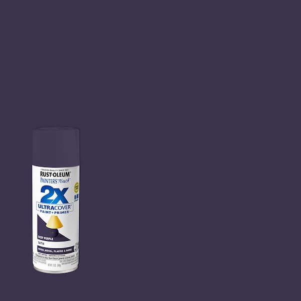 Rust-Oleum Painter's Touch 2X 12 oz. Satin Deep Purple General Purpose Spray Paint (Case of 6)