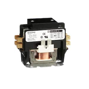 40 Amp AC Contactor, 3 Pole / 4 Pole, 24V/110V/220V Coil 