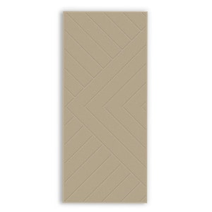 34 in. x 80 in. Hollow Core Unfinished Composite MDF Interior Door Slab