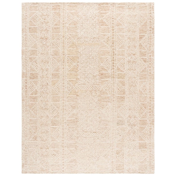 Metro 8 ft. x 10 ft. Beige/Brown Tribal Area Rug