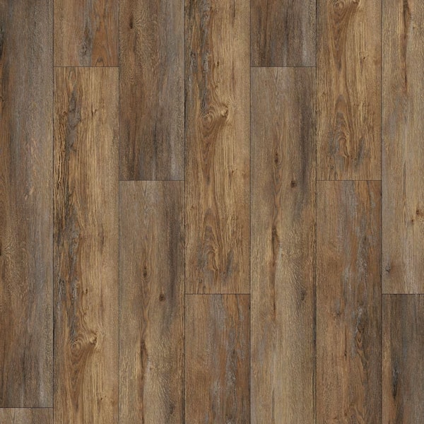 Take Home Sample-HydroStop Calm Pier Click Waterproof Luxury Vinyl Plank Flooring-20 mil 7 in. W x 6 in. L