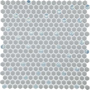 Starcastle Wonderstar 12 in. x 12 in. Glass Mini Hexagon Mosaic Tile (993.6 sq. ft./Pallet)