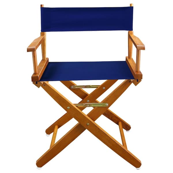 blue directors chair