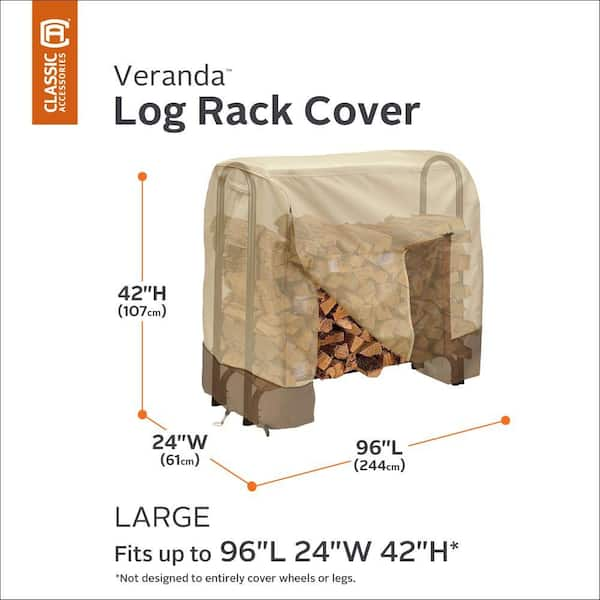 Home depot firewood cover hot sale