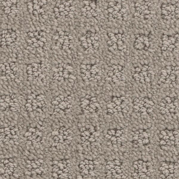 TrafficMaster Next Level  - Boost - Gray 25 oz. SD Polyester Pattern Installed Carpet