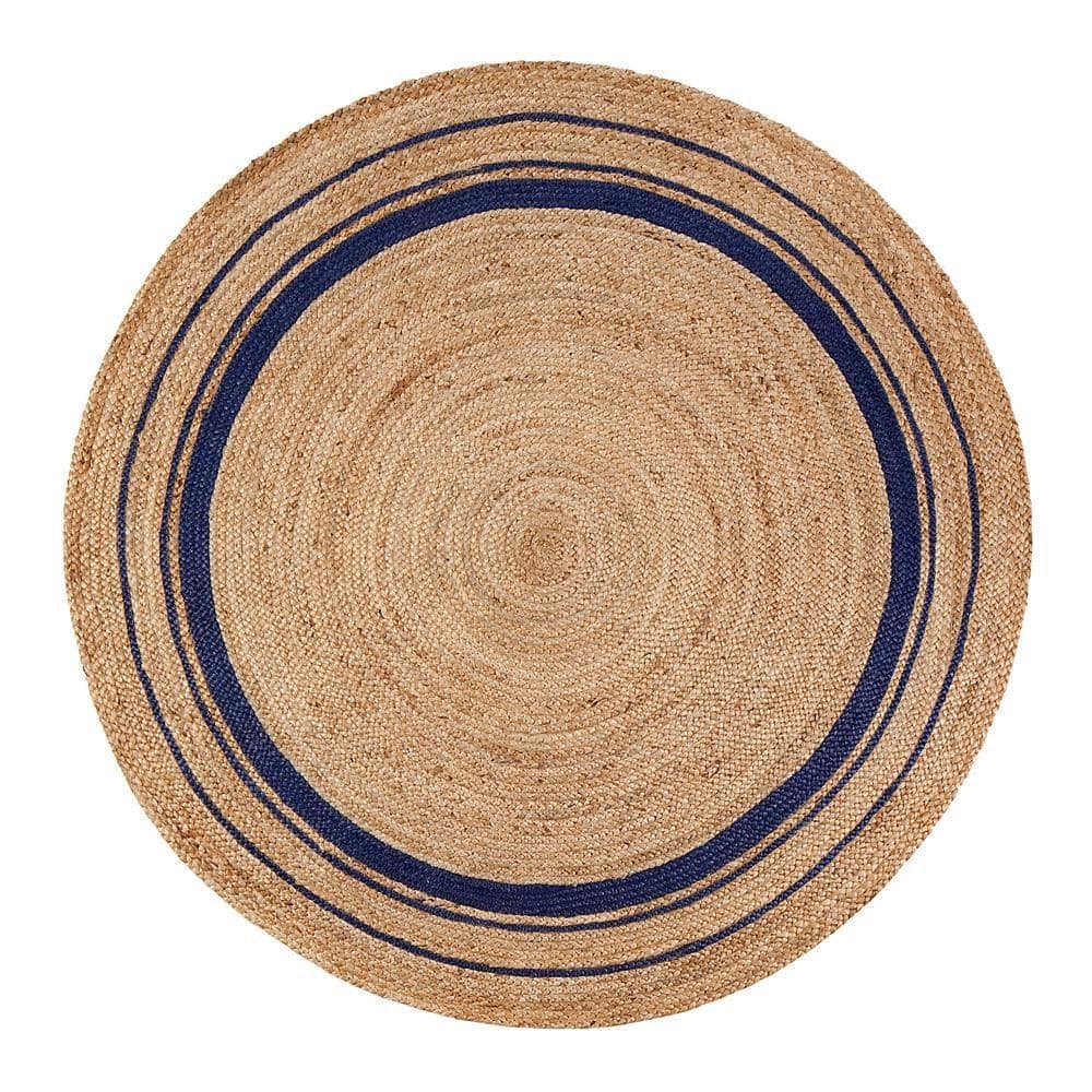 Kerala Midnite Multi 4 ft. x 4 ft. Round Area Rug