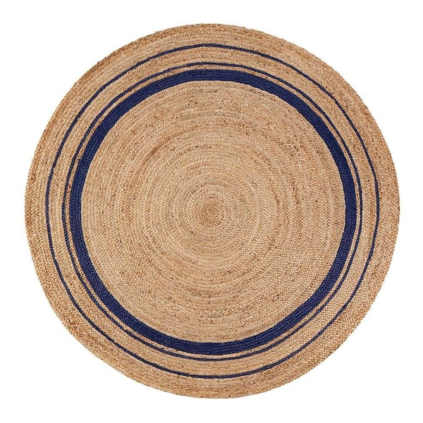 Anji Mountain Kerala Midnite Multi 4 ft. x 4 ft. Round Area Rug