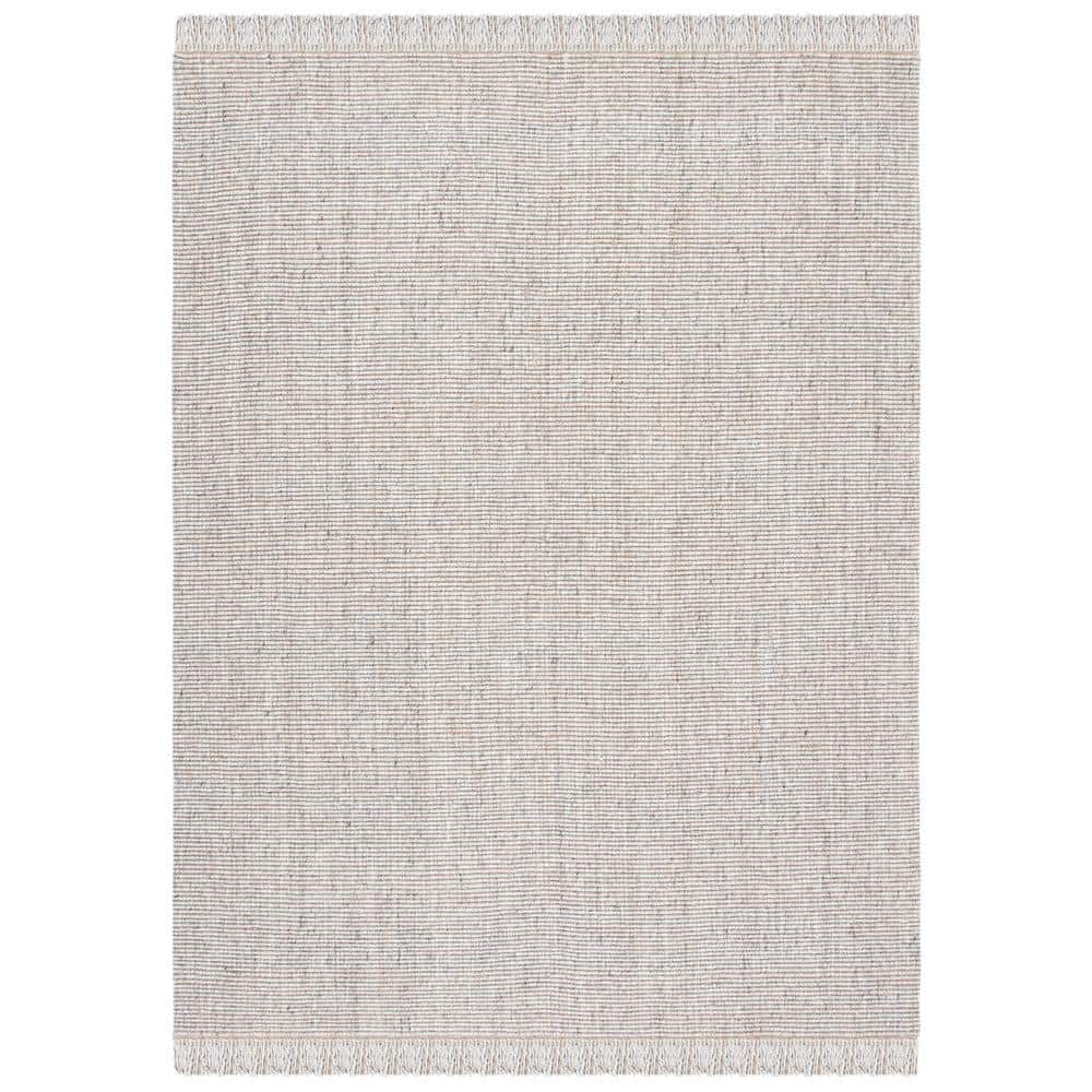 Natural Fiber Silver/Beige 9 ft. x 12 ft. Woven Thread Area Rug price history on PriceWatchPro