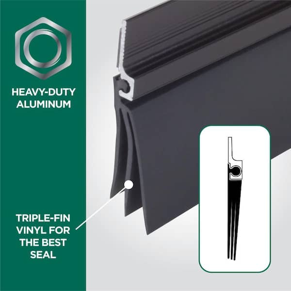 M-D Building Products 36 in. Brown Aluminum and Vinyl Cinch Self