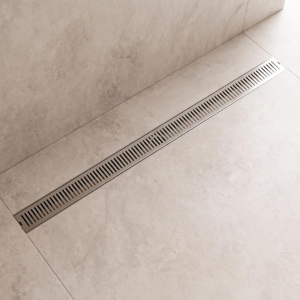 Elan 36 in. Linear Shower Drain in Brushed Nickel